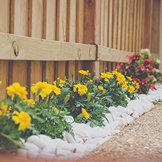 Landscaping work